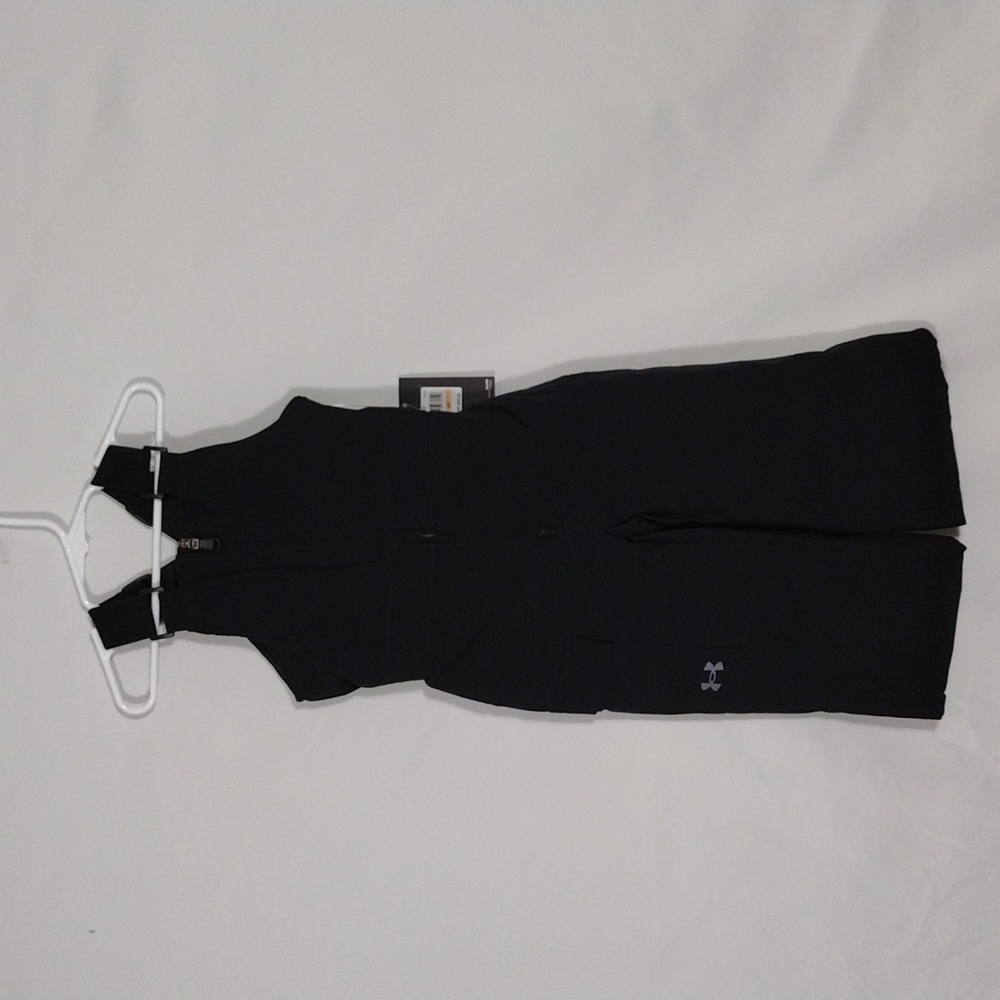 NWT Under Armour Toddler Boys Black Alderhorn Snowbibs Size 2T